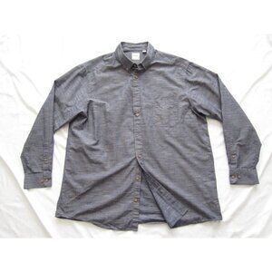 Men's ROWN Button Up Cotton Blend Long Sleeve Shirt Size 2XT (MT197)